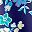 Navy Multi Floral
