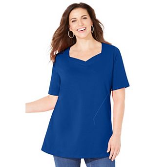 Catherines Women's Plus Size Suprema Sweetheart Tee