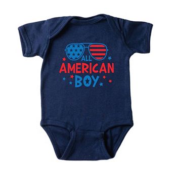 All American Boy Sunglasses Baby Bodysuit