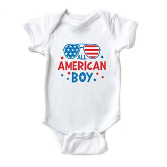 All American Boy Sunglasses Baby Bodysuit
