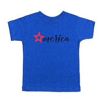 Merica Star Youth Short Sleeve Graphic Tee