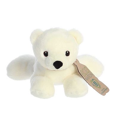 Aurora Small White Eco Nation Eco Softies 8" Polar Bear Eco-friendly Stuffed Animal