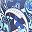 Blue Graphic Paisley