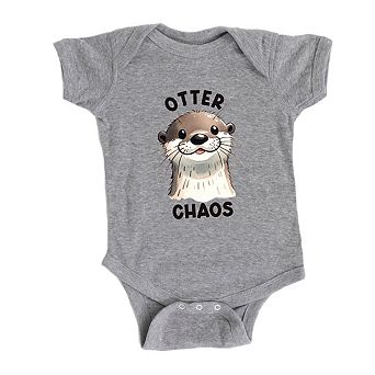 Otter Chaos Baby Bodysuit