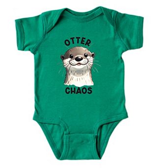 Otter Chaos Baby Bodysuit