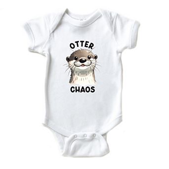 Otter Chaos Baby Bodysuit