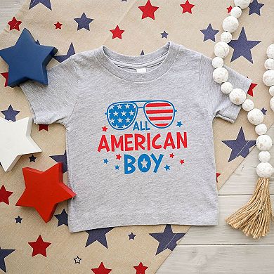 All American Boy Sunglasses Youth Short Sleeve Graphic Tee