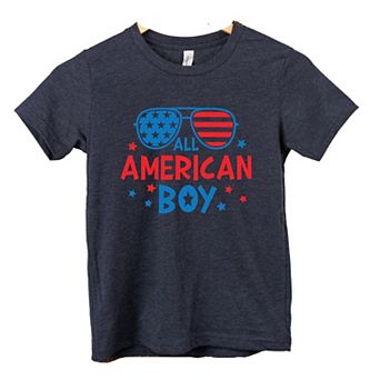 All American Boy Sunglasses Youth Short Sleeve Graphic Tee