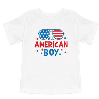 All American Boy Sunglasses Youth Short Sleeve Graphic Tee