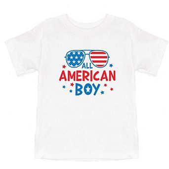 All American Boy Sunglasses Youth Short Sleeve Graphic Tee