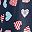 Navy Americana Heart