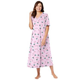 Dreams & Co. Plus Size Long Print Sleepshirt