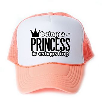 The Juniper Shop Being A Princess Is Exhuasting Youth Foam Trucker Hat