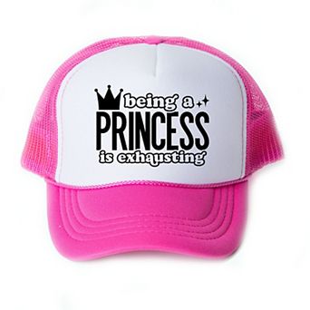 The Juniper Shop Being A Princess Is Exhuasting Youth Foam Trucker Hat