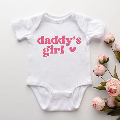 Daddy's Girl Heart Baby Bodysuit