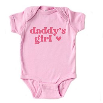 Daddy's Girl Heart Baby Bodysuit