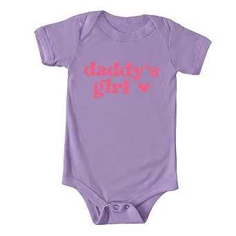 Daddy's Girl Heart Baby Bodysuit