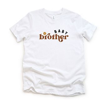 Boho Baby Brother Toddler Short Sleeve Graphic Tee