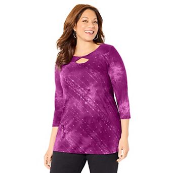Catherines Women's Plus Size Starlight Top