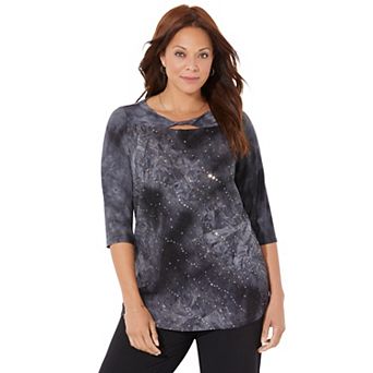 Catherines Women's Plus Size Starlight Top