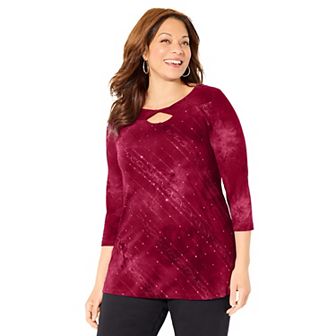 Catherines Women's Plus Size Starlight Top