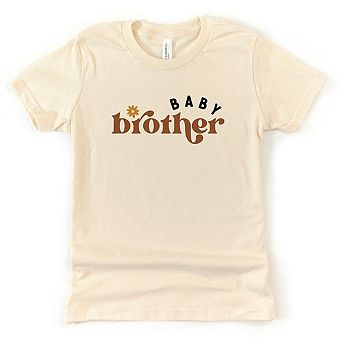 Boho Baby Brother Youth Short Sleeve Graphic Tee