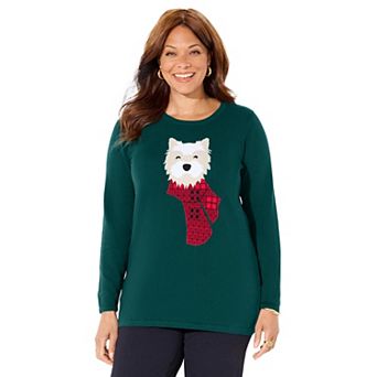 Catherines Women's Plus Size Cozy Whimsy Sweater