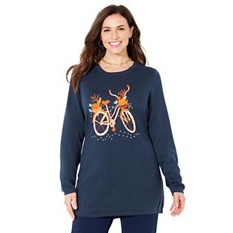 Catherines Women's Plus Size Cozy Critter Sweater