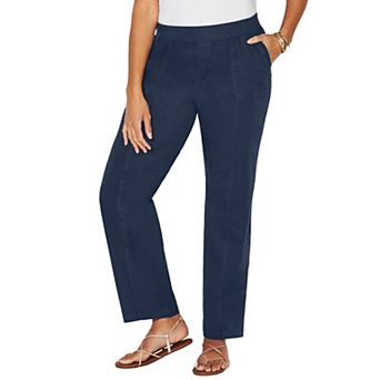 Catherines Women's Plus Size Stretch Knit Waist Cargo Pant
