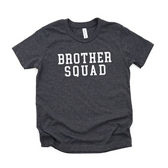 Brother Squad Youth Short Sleeve Graphic Tee