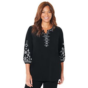 Catherines Women's Plus Size Anywear Kurta Top