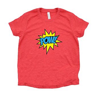 Comic Pow Youth Short Sleeve Graphic Tee