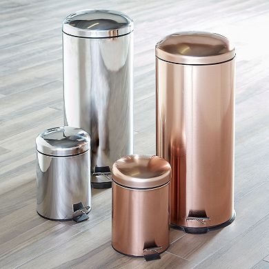 BrylaneHome Step Trash Cans, Set Of 2