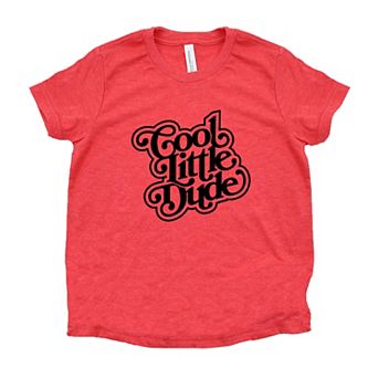 Cool Little Dude Toddler Short Sleeve Graphic Tee