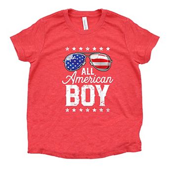 All American Boy Youth Short Sleeve Graphic Tee