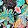 Black Multi Floral