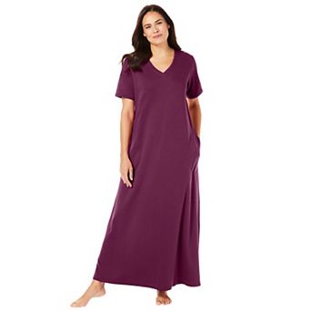 Dreams & Co. Plus Size Long T-Shirt Lounger
