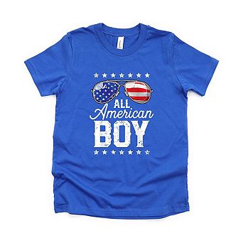 All American Boy Toddler Short Sleeve Graphic Tee