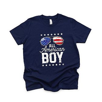All American Boy Toddler Short Sleeve Graphic Tee