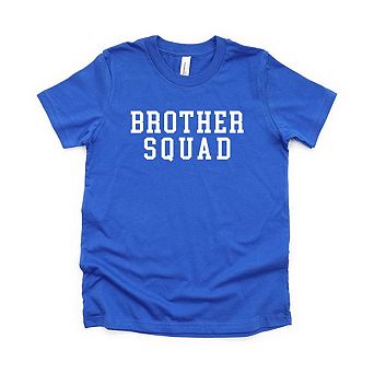 Brother Squad Toddler Short Sleeve Graphic Tee