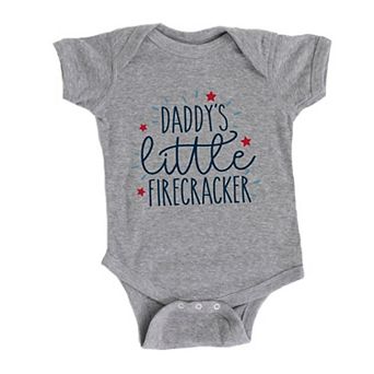 Daddy's Little Firecracker Baby Bodysuit