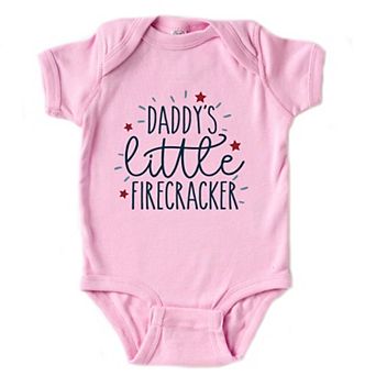 Daddy's Little Firecracker Baby Bodysuit