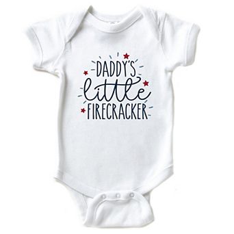 Daddy's Little Firecracker Baby Bodysuit