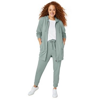 ellos Plus Size French Terry Jogger