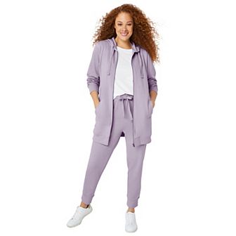 ellos Plus Size French Terry Jogger