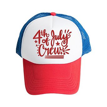 The Juniper Shop 4th Of July Crew Youth Foam Trucker Hat