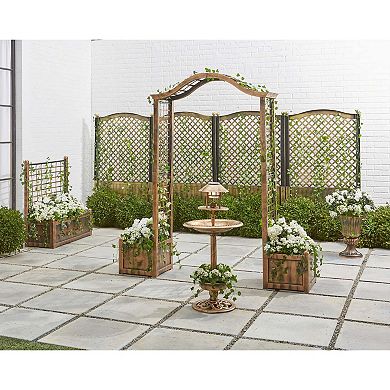 Brylanehome Trellis Fence, Set Of 2