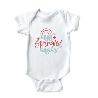 Star Spangled Sassy Baby Bodysuit