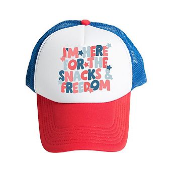 The Juniper Shop I'm Just Here For The Snacks Youth Foam Trucker Hat