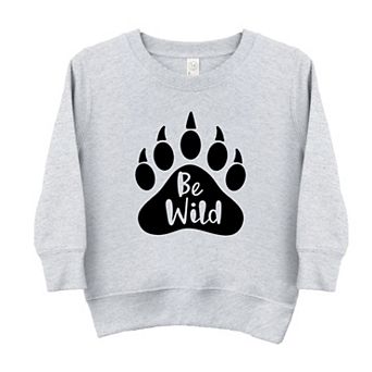 Be Wild Bear Paw Toddler Graphic Sweatshirt